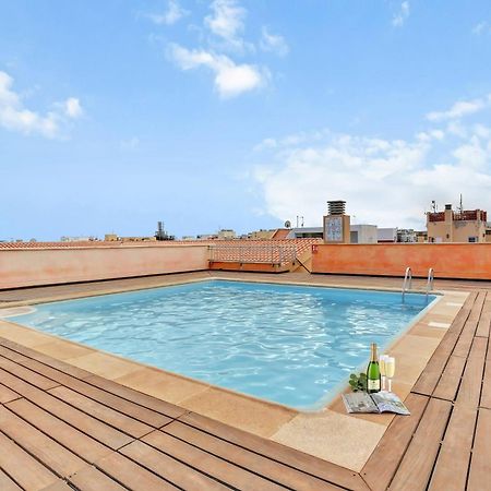 Corralejo Ancla Pool On Roof Top Apartment Exterior photo