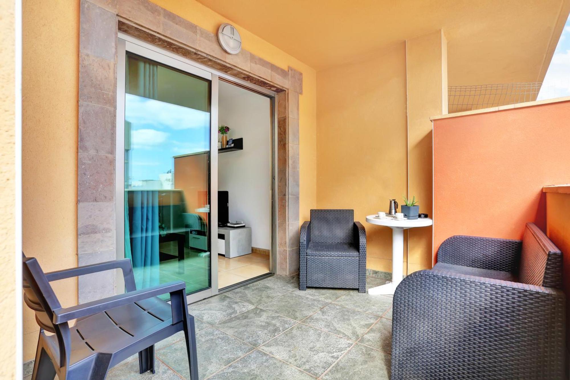 Corralejo Ancla Pool On Roof Top Apartment Exterior photo